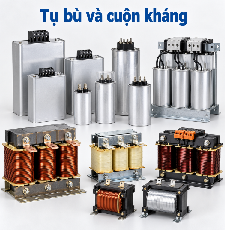 Tụ bù và cuộn kháng 